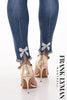 Frank Lyman Montreal Pearl Bow Jeans-Frank Lyman Montreal Pearl Jeans