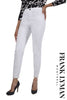 Frank Lyman Montreal White Pearl Bow Jeans