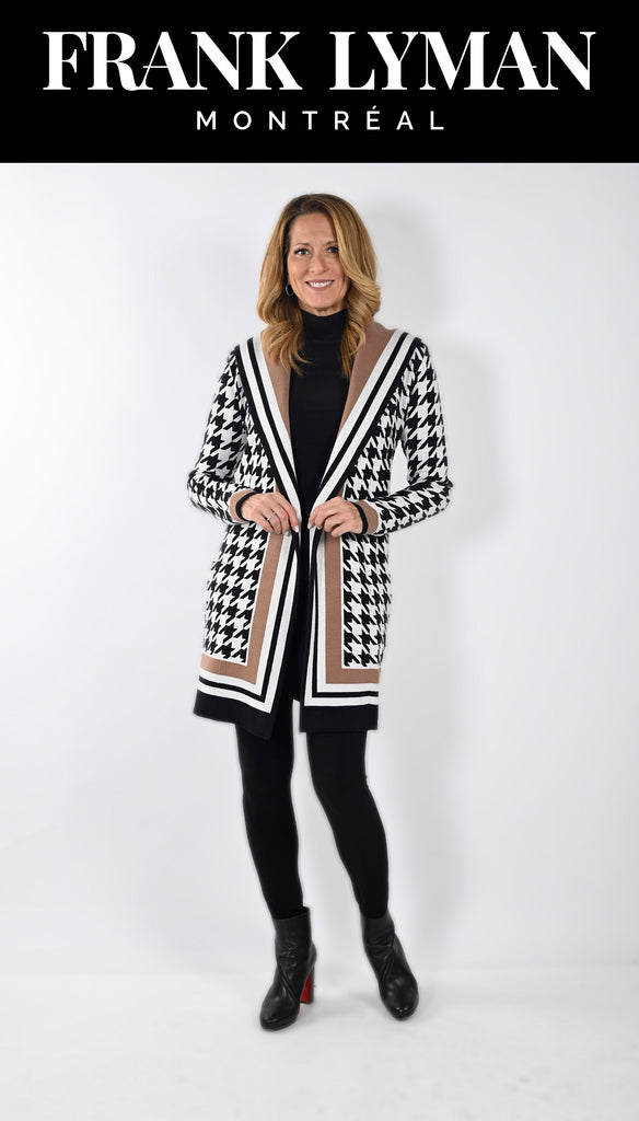 Frank Lyman Montreal Cardigan Sweater-Buy Frank Lyman Montreal Sweaters Online-Frank Lyman Montreal Online Sweaters Shop-Frank Lyman Montreal Fall 2023 Collection