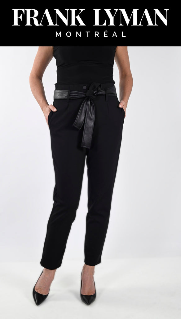 Frank Lyman Montreal Pants-Buy Frank Lyman Montreal Pants Online-Black Pant