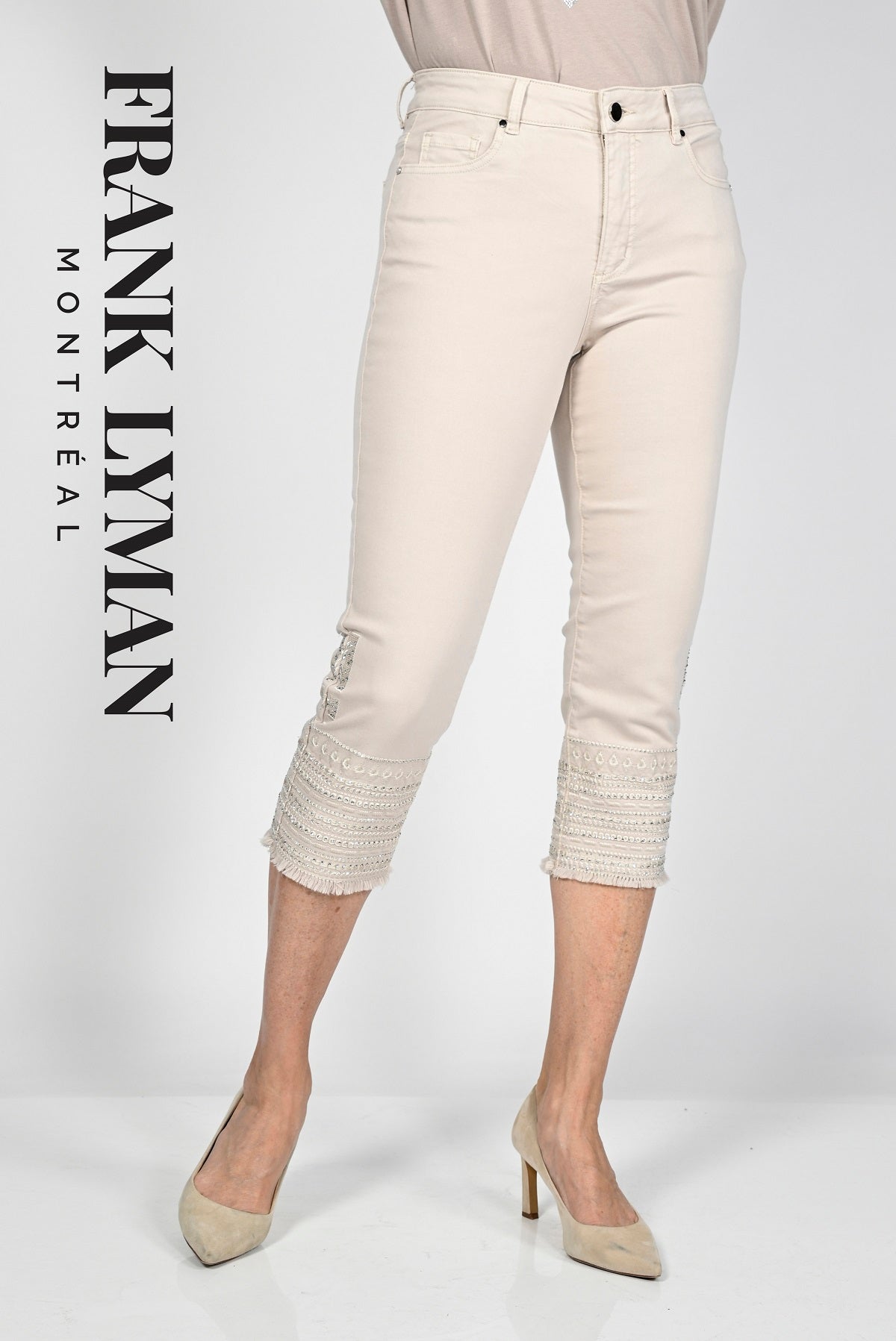 Frank Lyman Montreal Crop Jeans-Frank Lyman Montreal Jeans Online-Buy Frank Lyman Montreal Jeans Online-Women's Jeans Online Canada-Women's Online Denim Shop