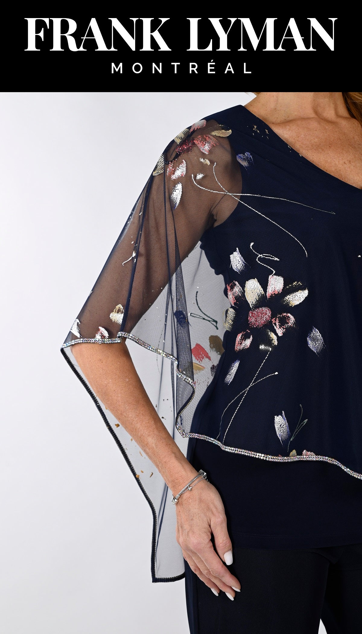 Frank Lyman Montreal Midnight Special Occasion Top-Buy Frank Lyman Montreal Evening Wear Online-Frank Lyman Montreal Party Top-Frank Lyman Montreal Clothing Online