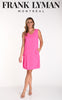 Frank Lyman Montreal Fuchsia Sleeveless Casual Knit Dress