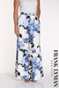 Frank Lyman Montreal Floral Wide Leg Palazzo Pant With Back Zipper