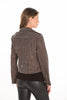 Frank Lyman Montreal Brown Rhinestone Moto Jacket