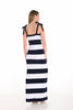 Frank Lyman Montreal Navy white maxi dress