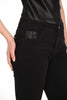 Black 5 ;pocket skinny jeans with sequin pocket and hem detail