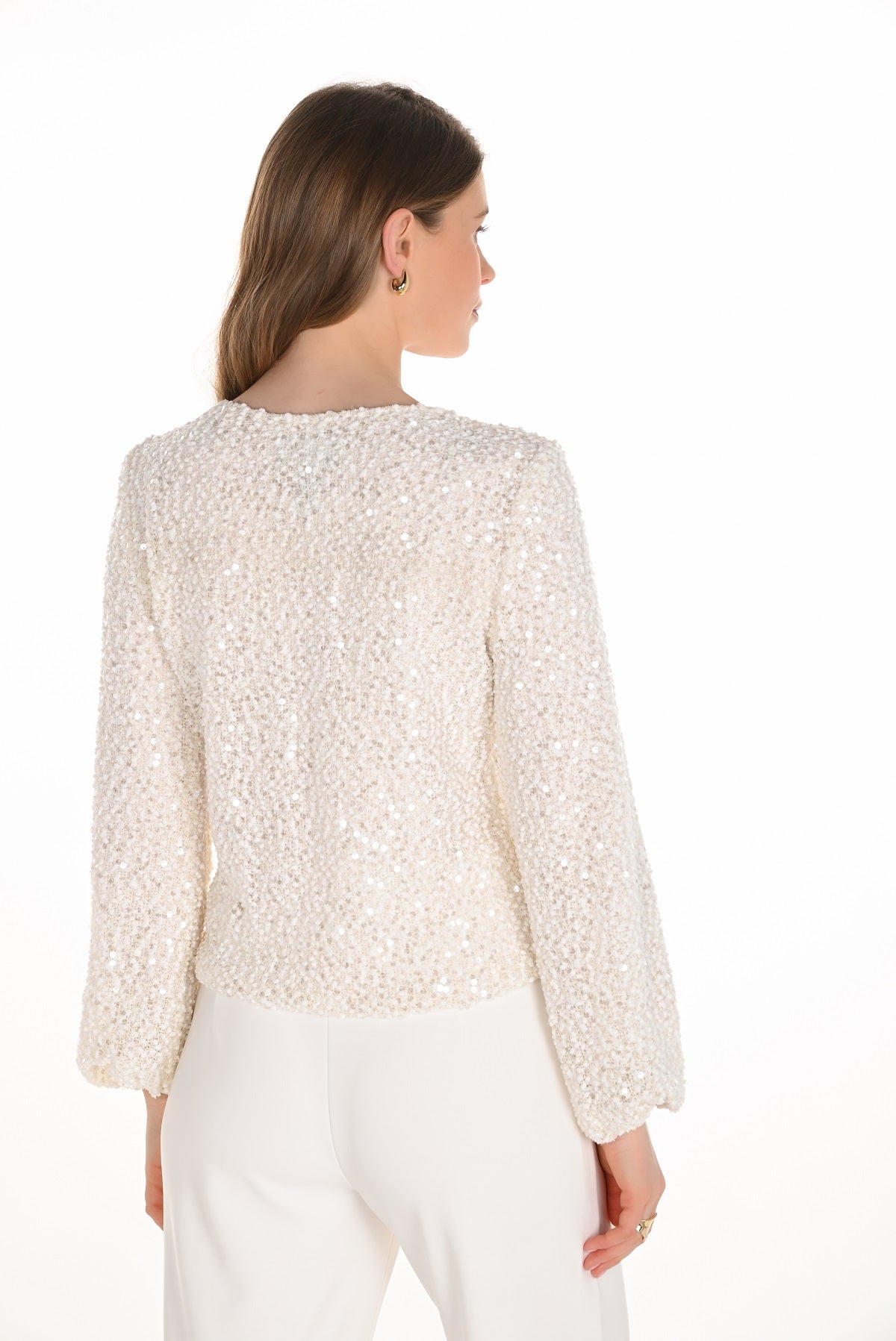 Made in Canada Textured Knit Sweater. Frank Lyman Style 254205