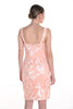 Frank Lyman Embroidered floral pink cocktail dress