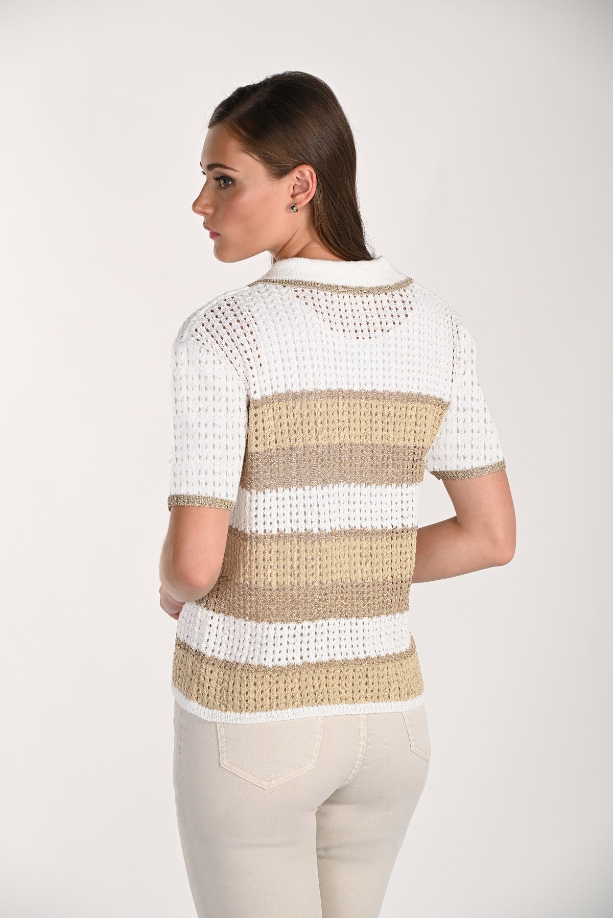 Gilet à manches courtes en maille de qualité supérieure. Modèle Frank Lyman 261629