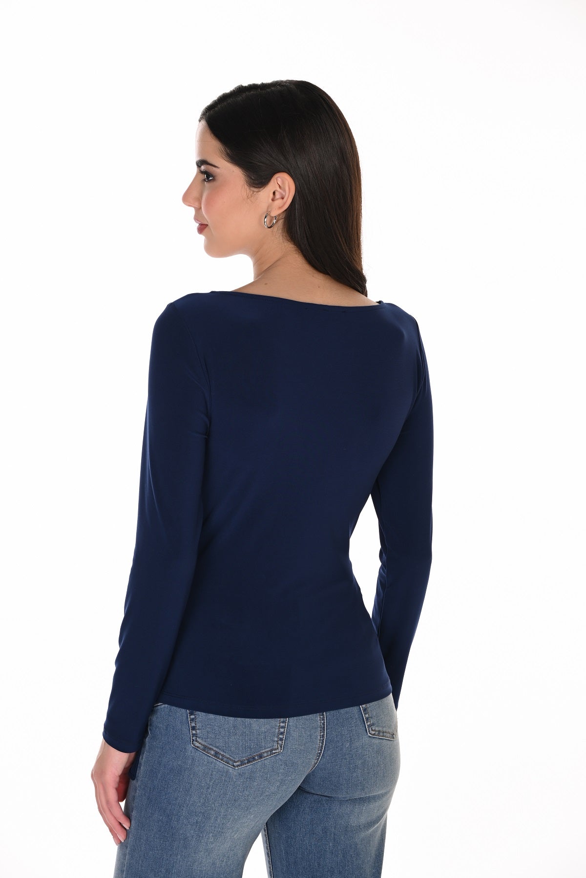 Flattering Made In Canada All Season Stretch Knit Top. Frank Lyman
