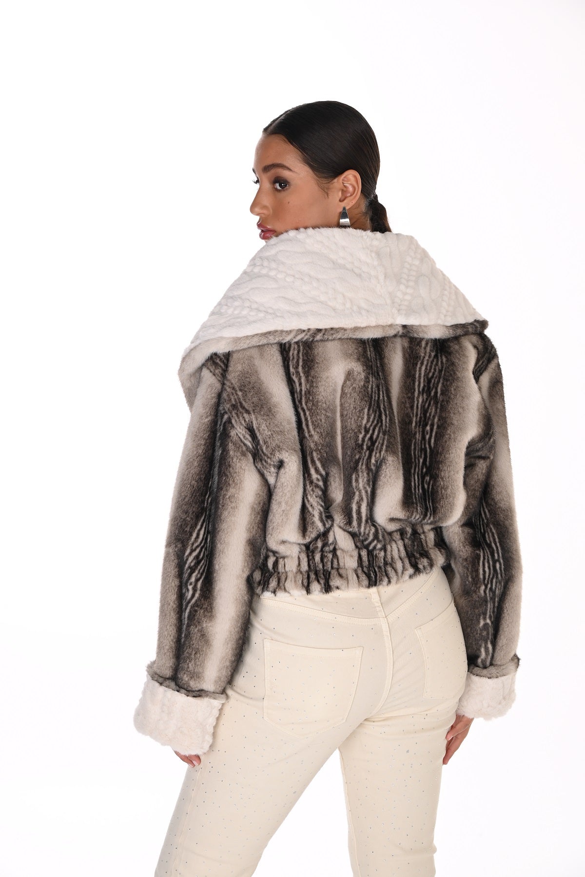 Reversible Faux Fashion Jacket. Frank Lyman 263799