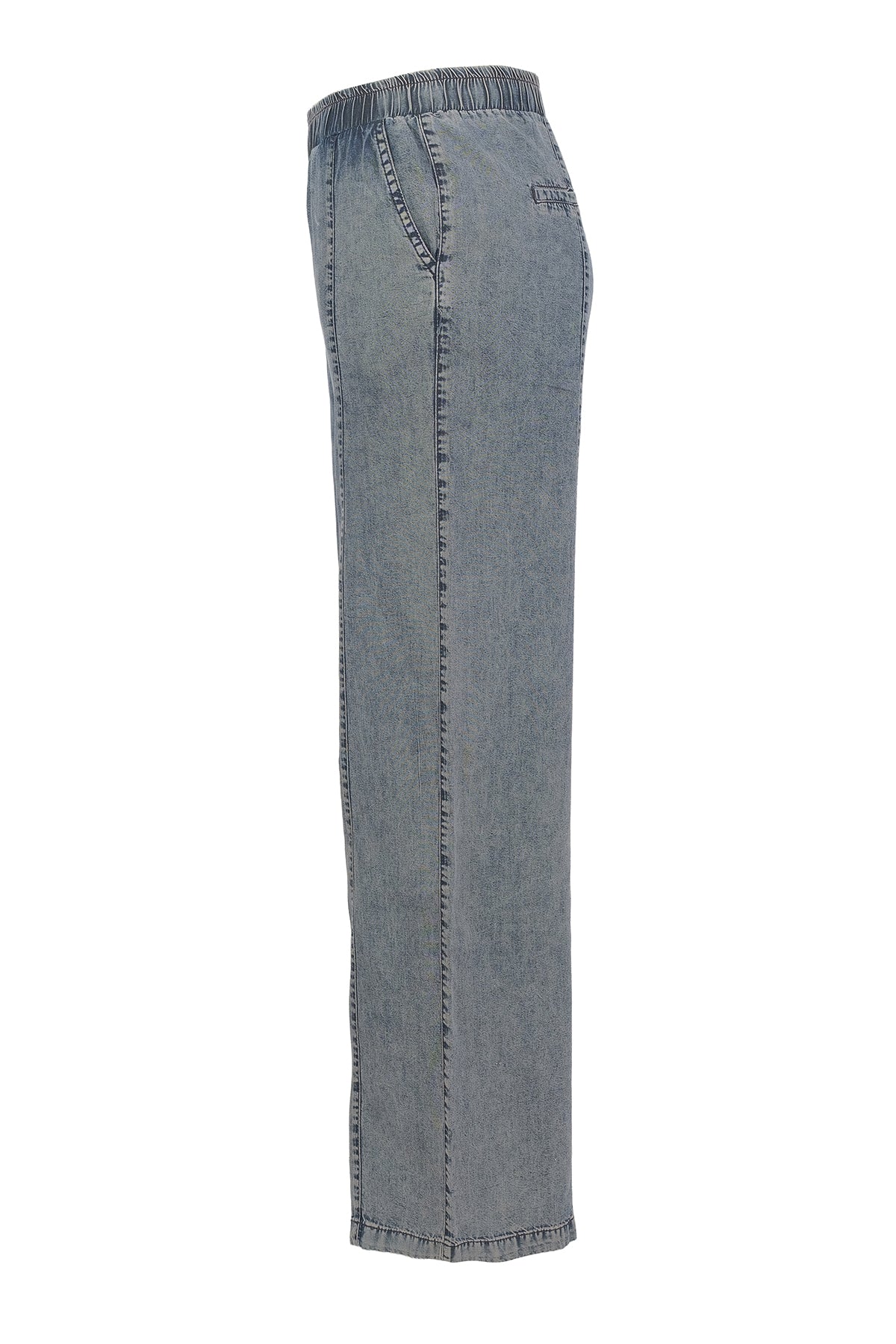 Great Fitting Soft Textured Pull On Jeans. Tricotto Style 56326