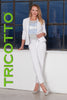Tricotto white cotton balzer