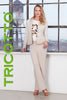 Tricotto Beige cotton blazer