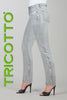 752-S25 (Jeans) Gris et Blanc