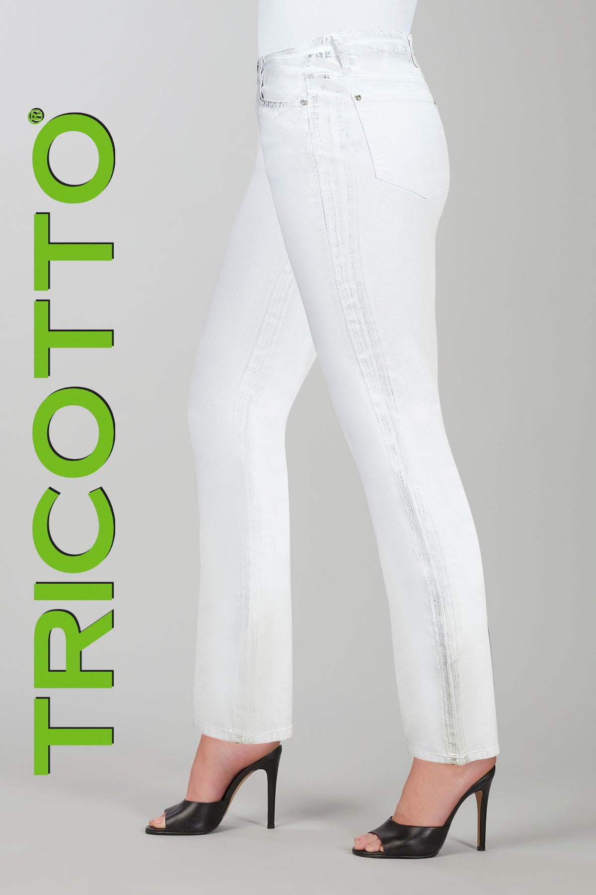 752-S25 (Jeans) Gris et Blanc