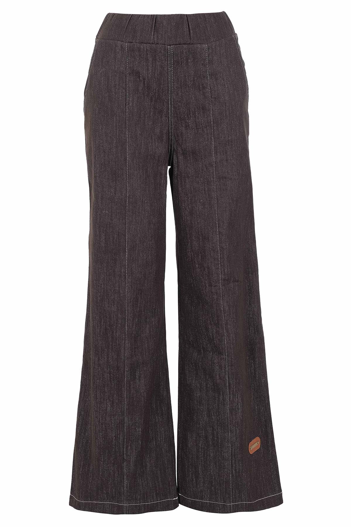 Relaxed Wide Leg Pull On Pant. Tricotto 96023