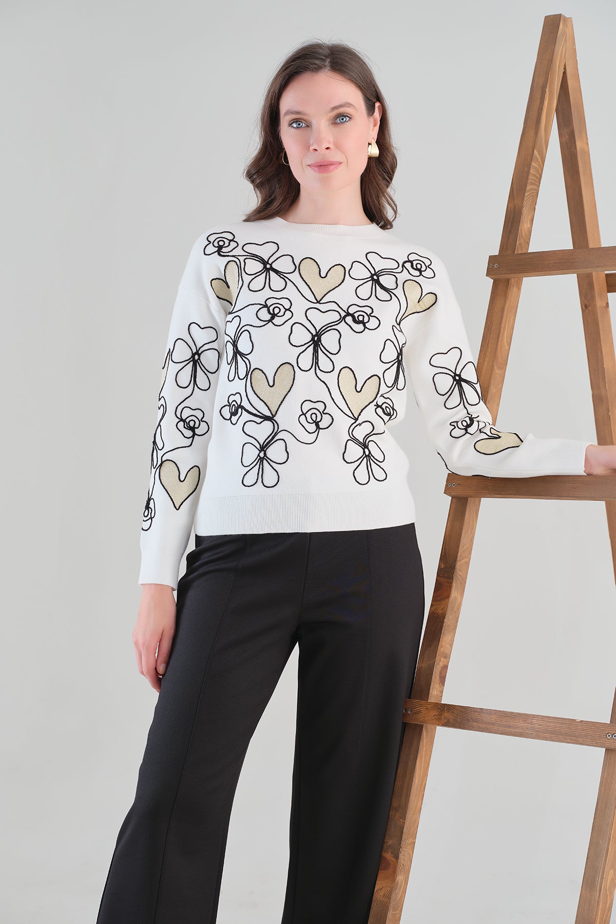 Premium Textured Anti Pilling Sweater. Tricotto 96189