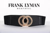 Frank Lyman Montreal Black-gold fashion Belt