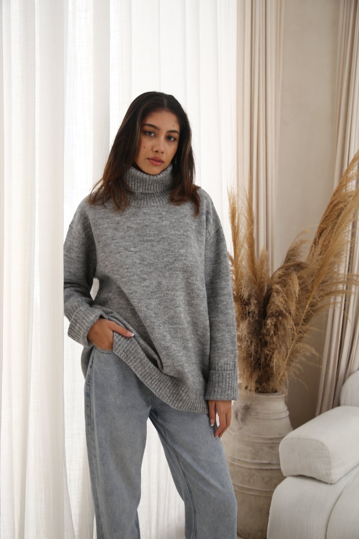 EV8003 (Sweater) Grey Mix
