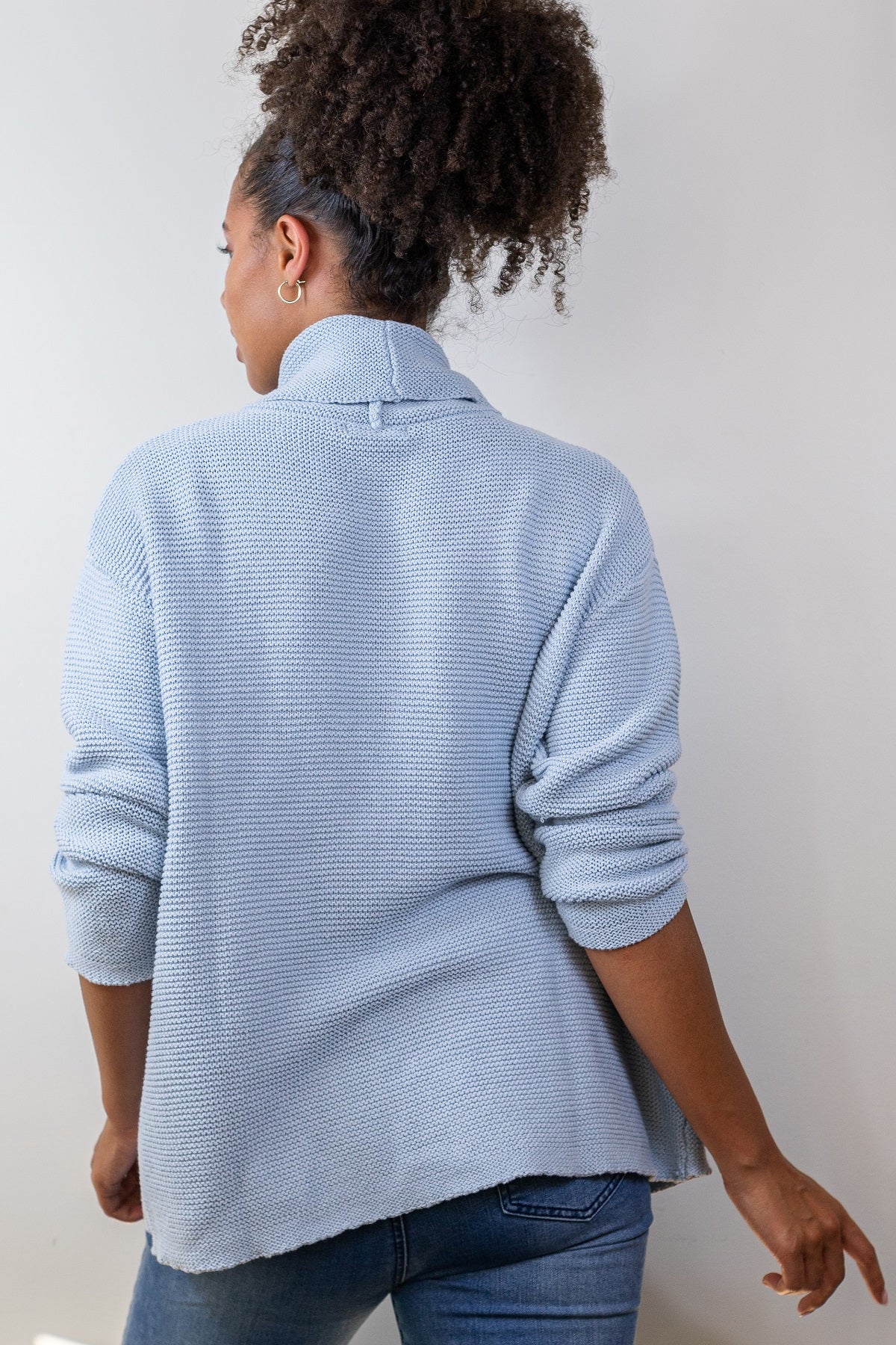 Echo Verde Dog Walker Sweater In Ocean