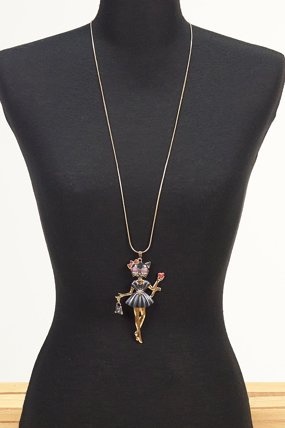 Les Nana Necklace in black multi