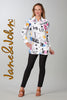Jane & John Blouse with sequin fashion print detail.