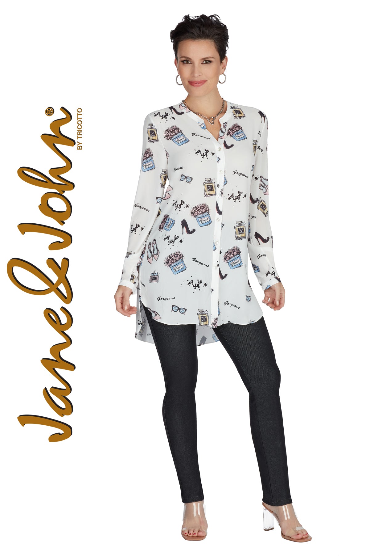 Tricotto Heels-Blouse-Tricotto High Heels Blouse