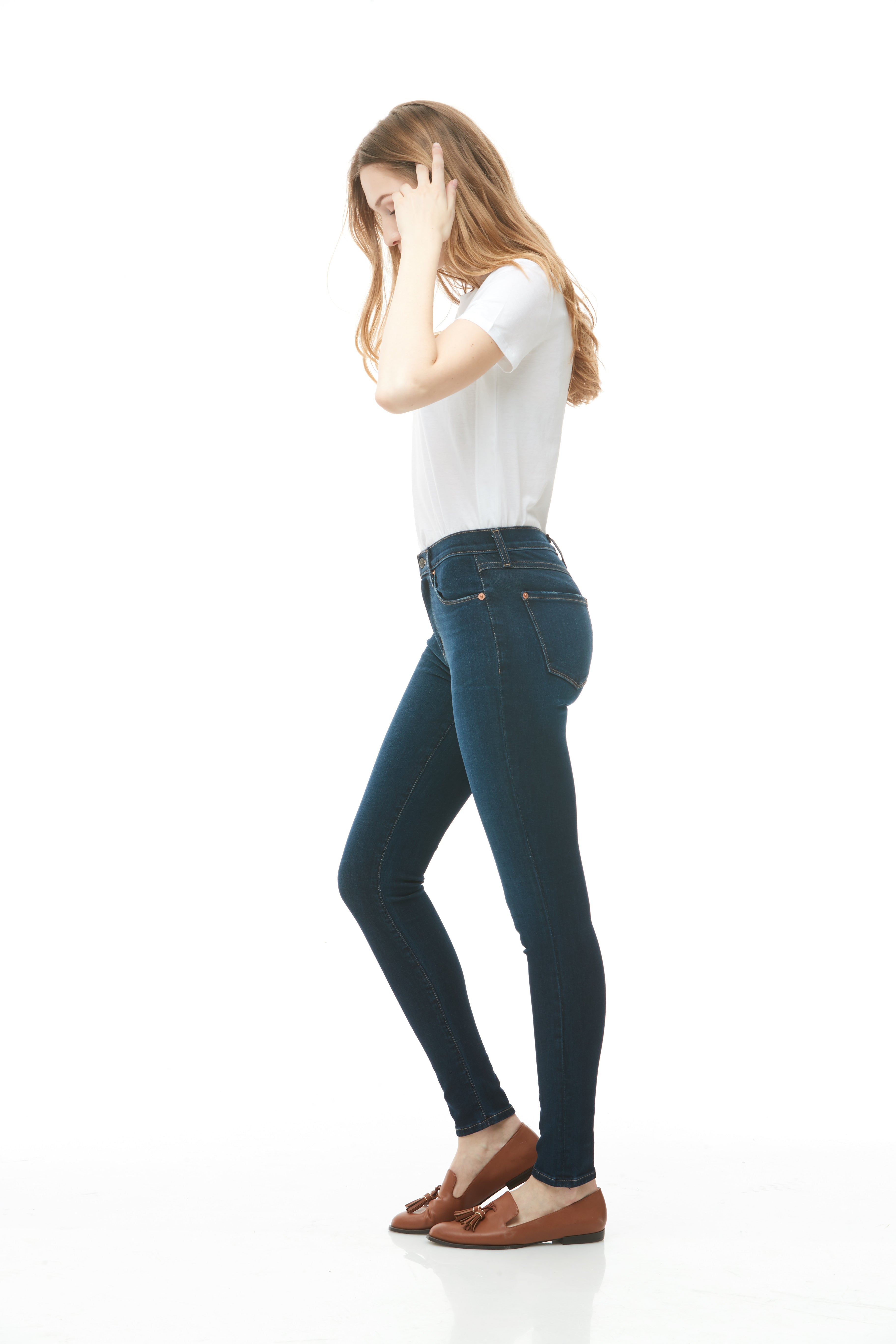 1951-R30 (Jeans skinny avec entrejambe de 30 pouces) Super coupe !