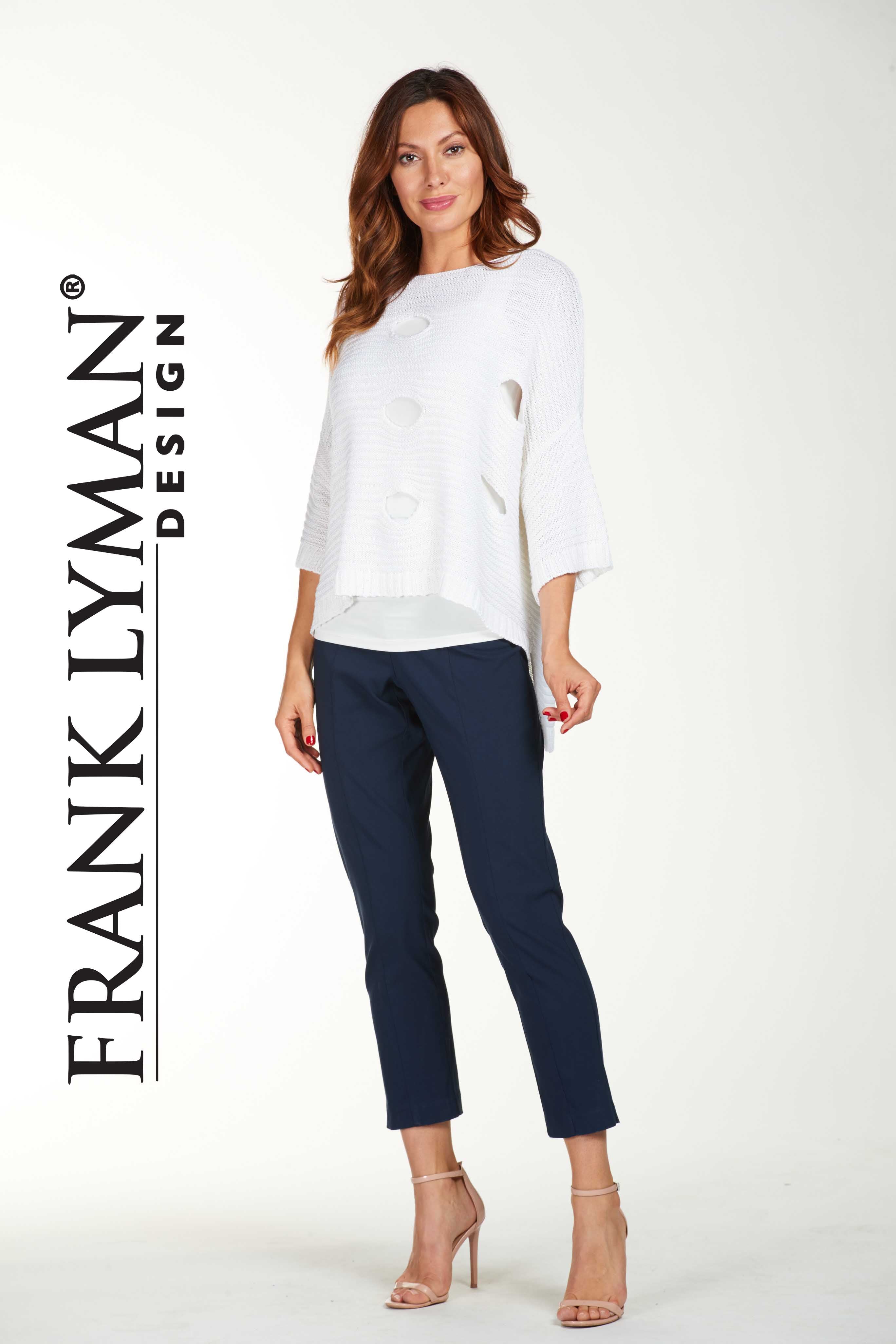 176488 (Pantalon blanc/bleu marine uniquement)