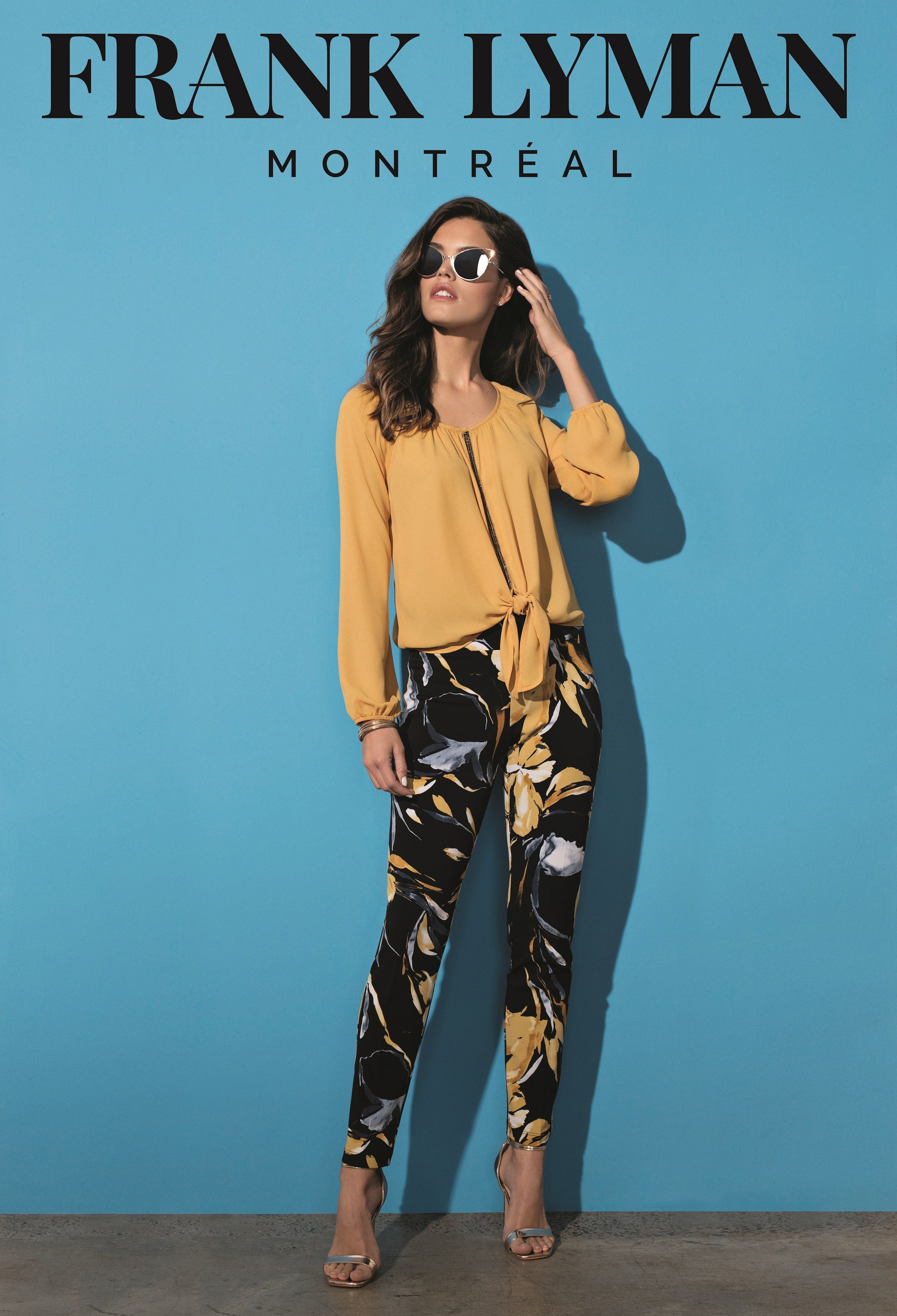 Frank Lyman Tops-Frank Lyman Mustard Tops-Frank Lyman Montreal Pants-Frank Lyman Montreal Fashion Online
