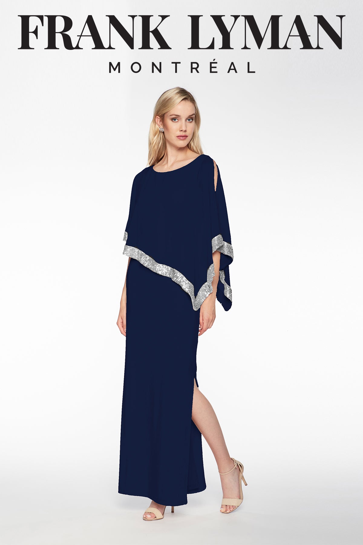 Frank Lyman Montreal Midnight Evening Gown-Frank Lyman Montreal Evening Gowns
