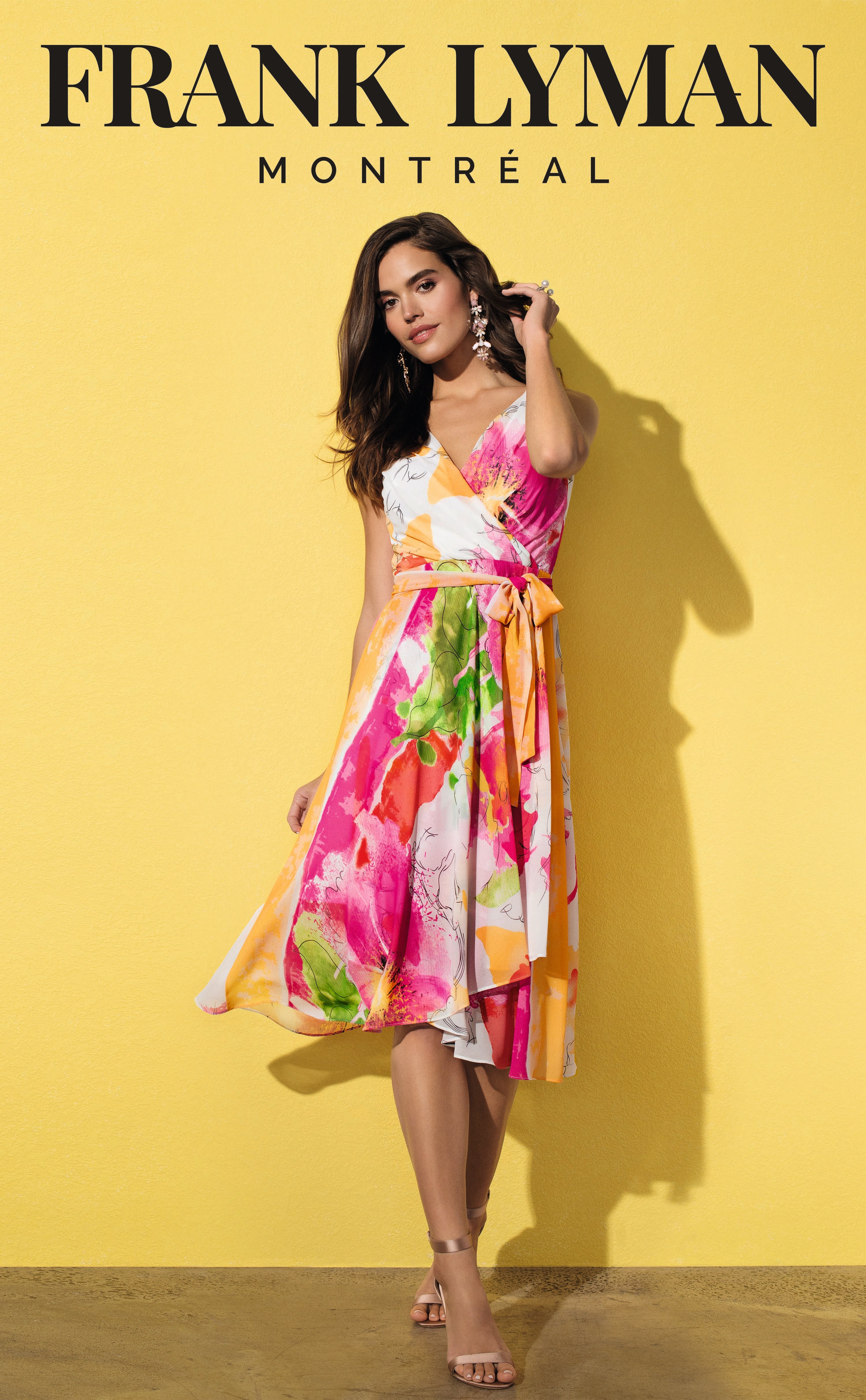 Frank Lyman Montreal Floral Dresses-Buy Frank Lyman Montreal Floral Dresses Online-Frank Lyman Montreal Summer Dresses