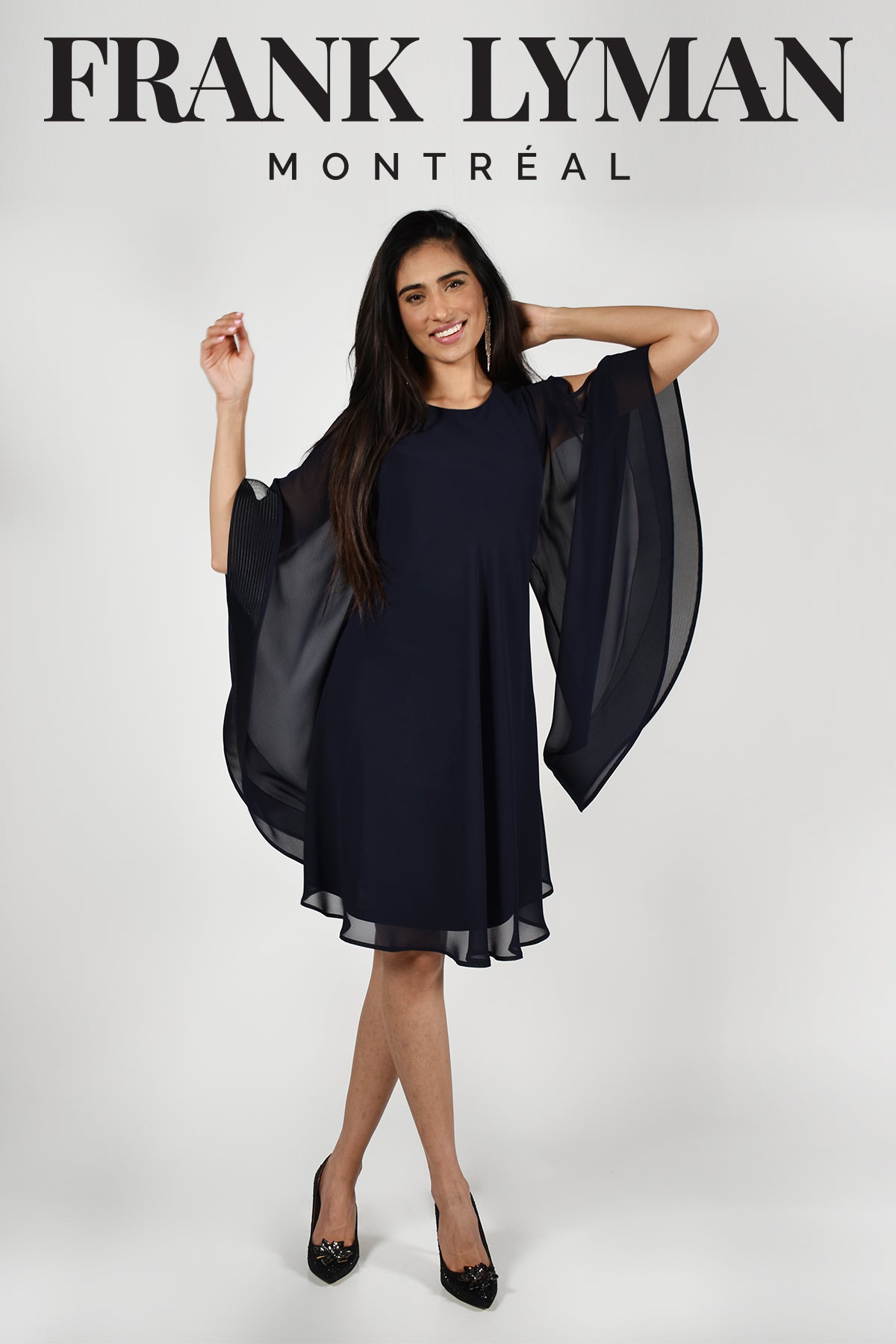 Frank Lyman Montreal Dresses-Buy Frank Lyman Montreal Dresses Online-Frank Lyman Montreal Online Shop-Frank Lyman Montreal Black Dresses-Frank Lyman Montreal Special Occasion Dresses