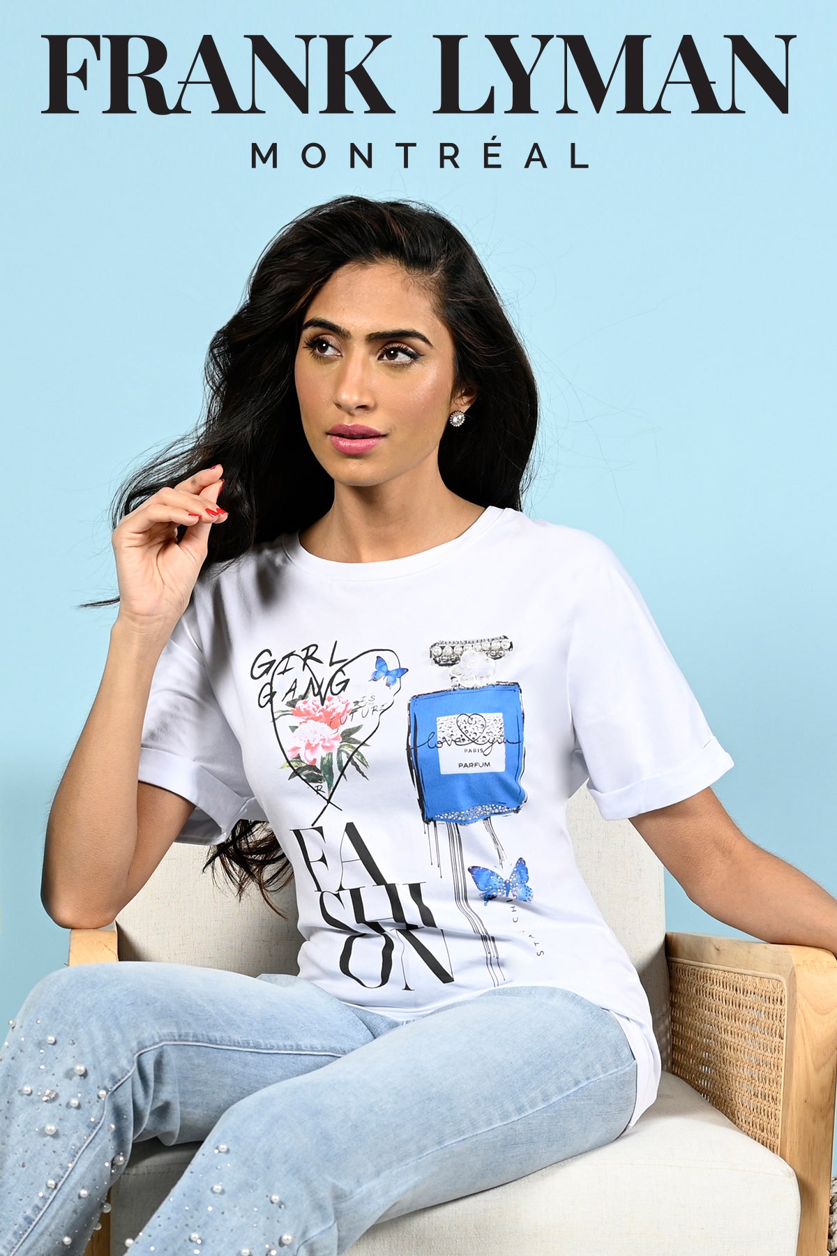 Frank Lyman Montreal T-shirts-Buy Frank Lyman Montreal Clothing Online-Frank Lyman Montreal Tops-Frank Lyman Montreal Spring 2022-Frank Lyman Montreal Online Shop