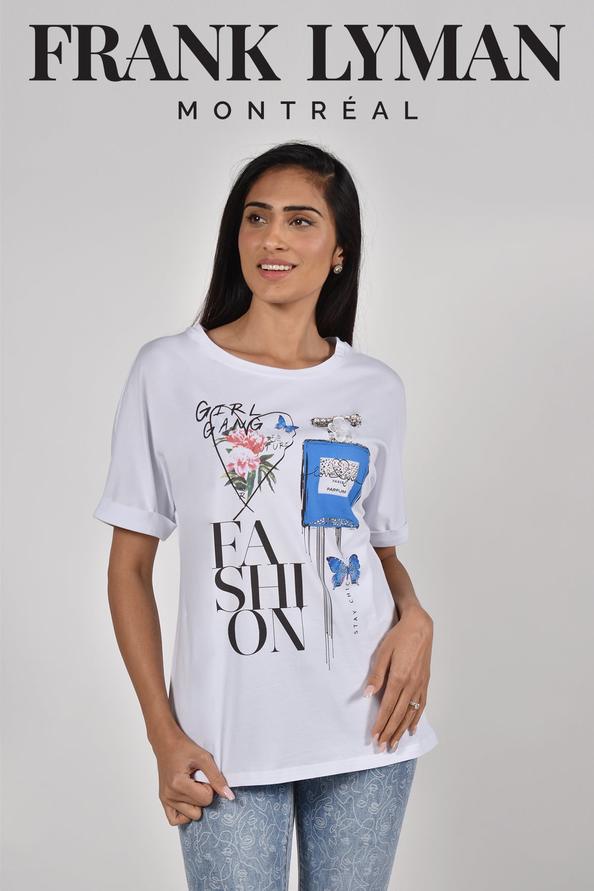 Frank Lyman Montreal T-shirts-Buy Frank Lyman Montreal Clothing Online-Frank Lyman Montreal Tops-Frank Lyman Montreal Spring 2022-Frank Lyman Montreal Online Shop