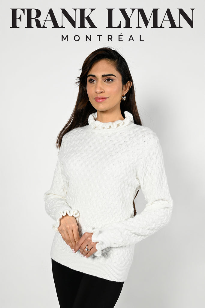 Frank Lyman Montreal Beige Sweater-Buy Frank Lyman Montreal Sweaters Online-Frank Lyman Montreal Online Sweater Shop