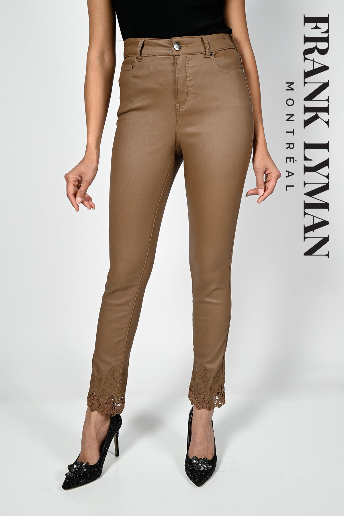 Frank Lyman Montreal Pants-Frank Lyman Montreal Leather Pants-Buy Frank Lyman Montreal Pants Online-Frank Lyman Montreal Online Pant Shop