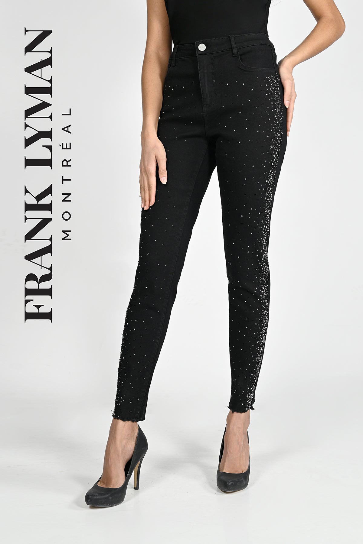 Frank Lyman Montreal Black Jeans-Frank Lyman Montreal Jeans-Buy Frank Lyman Montreal Jeans Online-Frank Lyman Montreal Online Shop