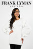 Frank Lyman Montreal Sweaters-Buy Frank Lyman Montreal Sweaters Online-Frank Lyman Montreal Online Shop-Frank Lyman Montreal White Sweater-Frank Lyman Montreal Fall 2022 Collection