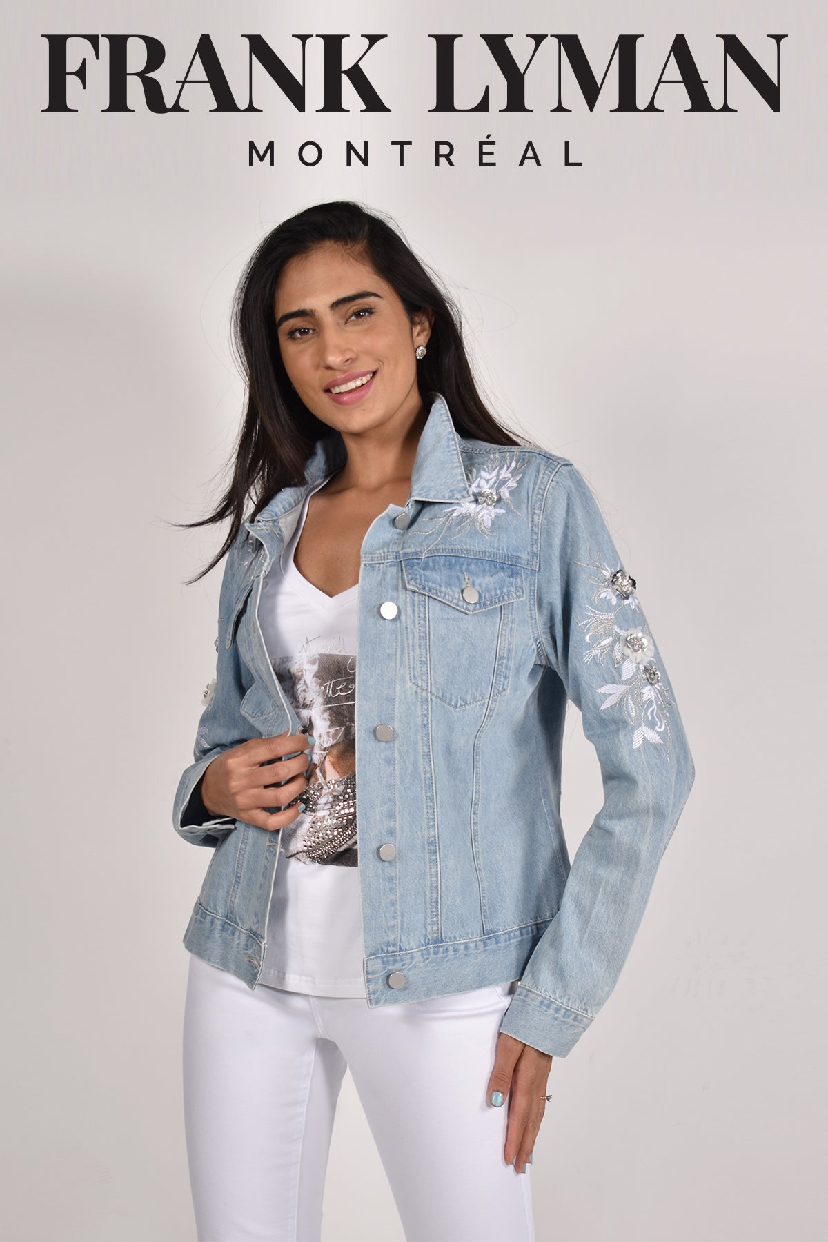 Frank Lyman Montreal Jean Jacket-Buy Frank Lyman Montreal Jeans Online-Frank Lyman Montreal Online Denim Shop