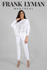 Frank Lyman Montreal White Jeans-Frank Lyman Montreal Tummy Control Jeans-Buy Frank Lyman Montreal White Jeans Online