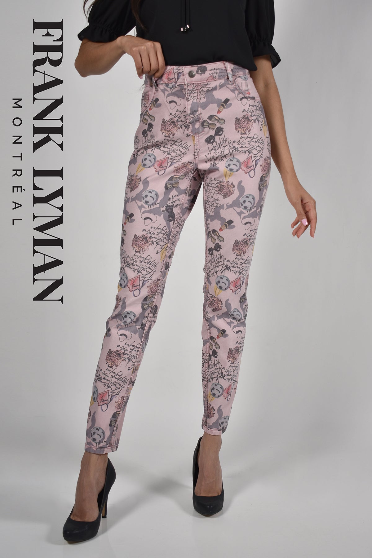 Frank Lyman Montreal Jeans-Buy Frank Lyman Jeans Online-Frank Lyman Montreal Pink Jeans-Frank Lyman Montreal Reversible Jeans-Frank Lyman Design Jeans