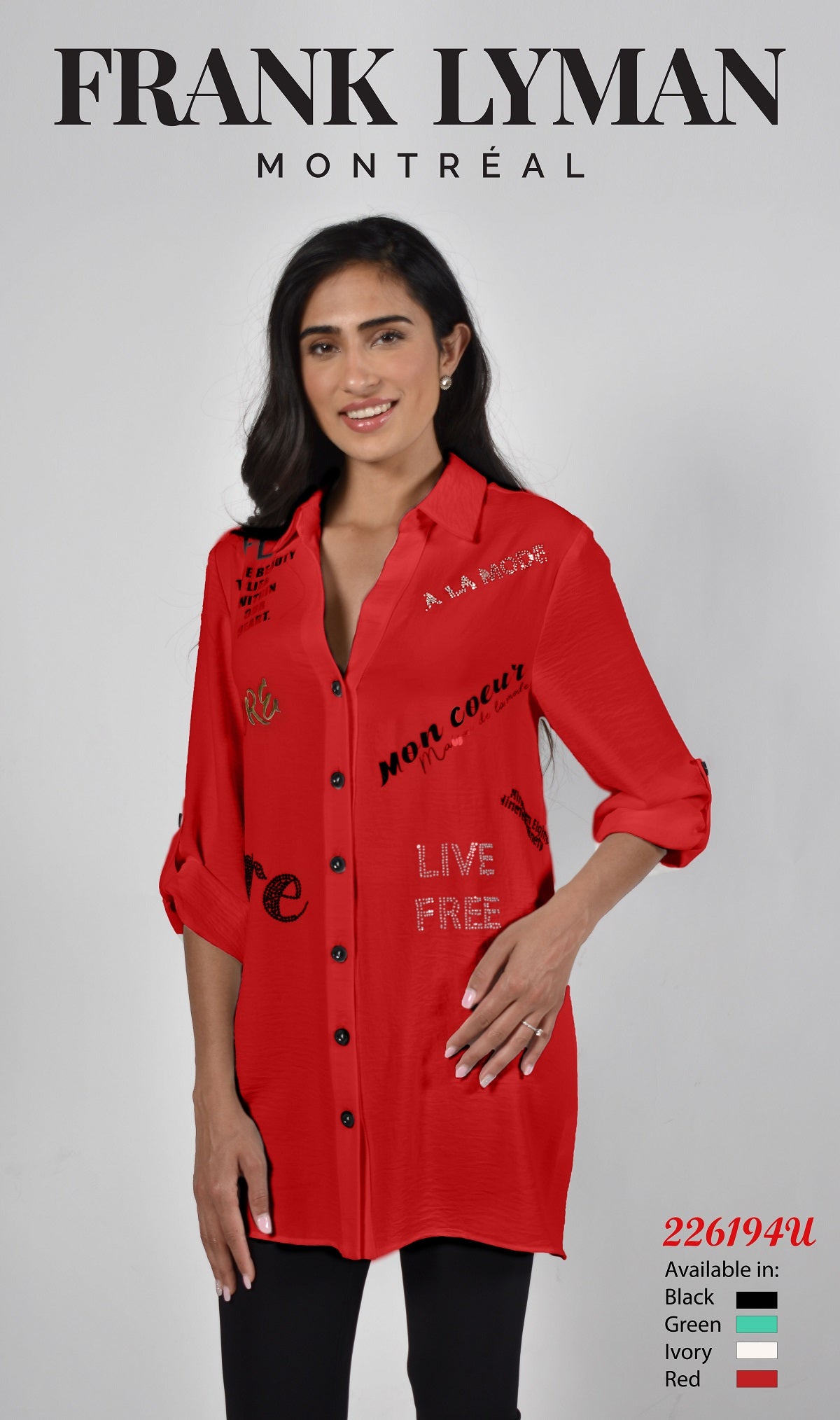 Frank Lyman Montreal Blouses-Buy Frank Lyman Montreal Blouses Online-Frank Lyman Montreal Clothing Online Canada-Frank Lyman Montreal Summer 2023 Collection