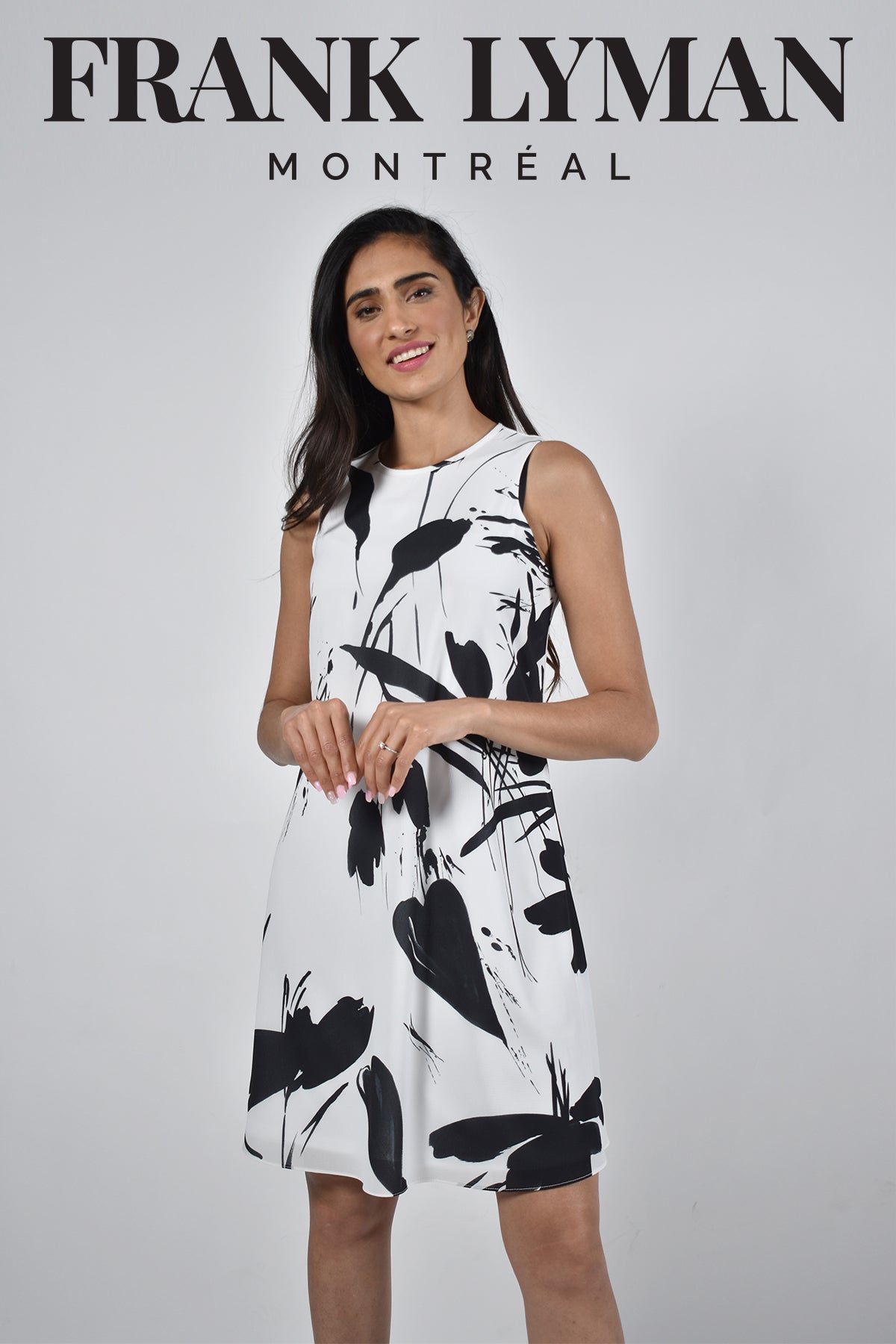 Frank Lyman Montreal Dresses-Buy Frank Lyman Montreal Dresses Online-Frank Lyman Montreal Black & White Dresses-Frank Lyman Montreal Online Shop