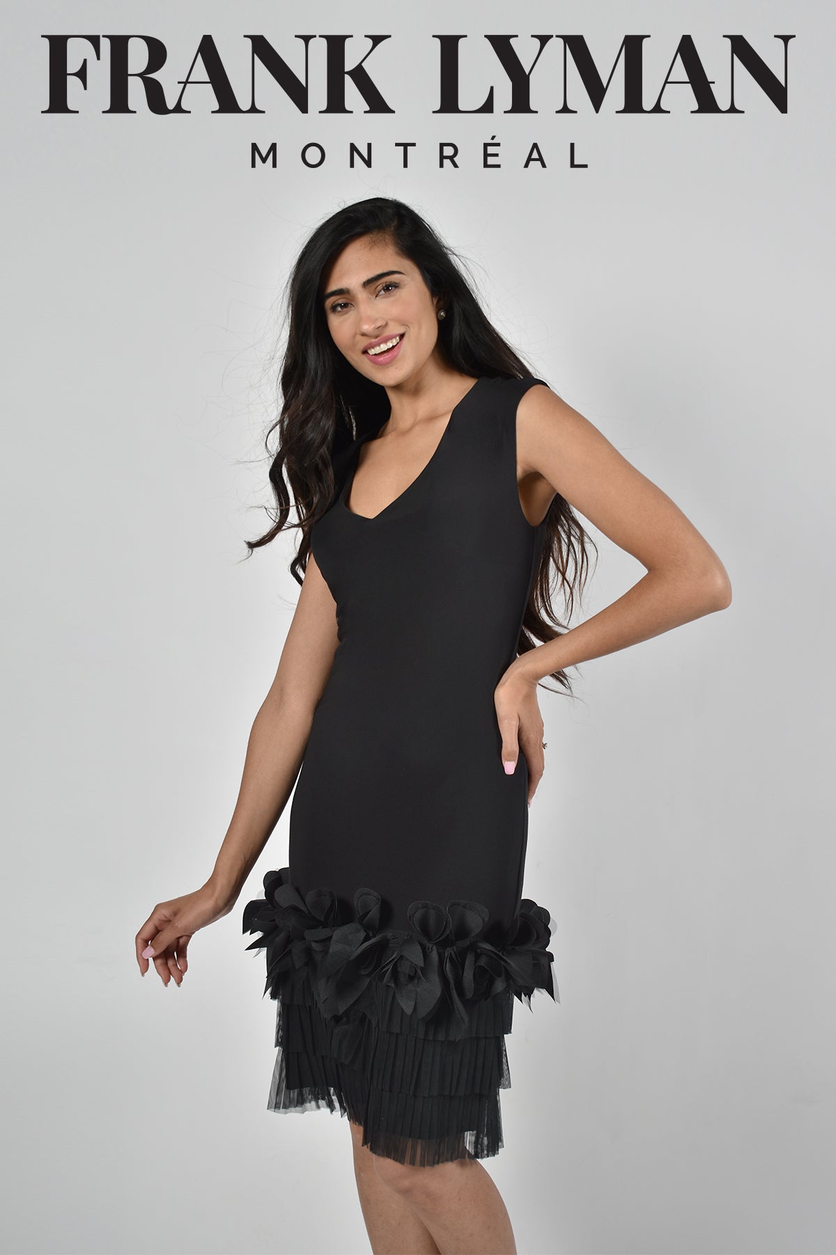 Frank Lyman Montreal Dresses-Frank Lyman Montreal Spring 2022-Frank Lyman Montreal Dresses Online-Frank Lyman Montreal Online Shop-Frank Lyman Montreal Black Dresses