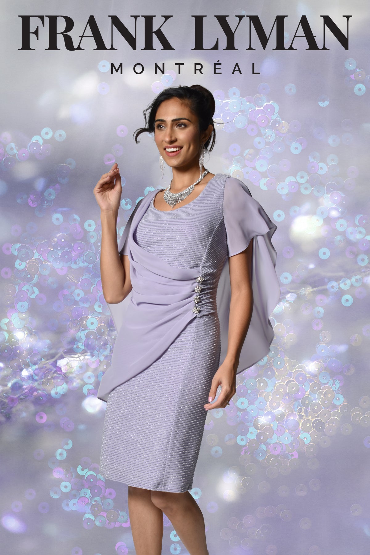 Frank Lyman Montreal Cocktail Dresses-Buy Frank Lyman Montreal Dresses Online-Frank Lyman Montreal Spring 2022-Frank Lyman Montreal Online Dress Shop
