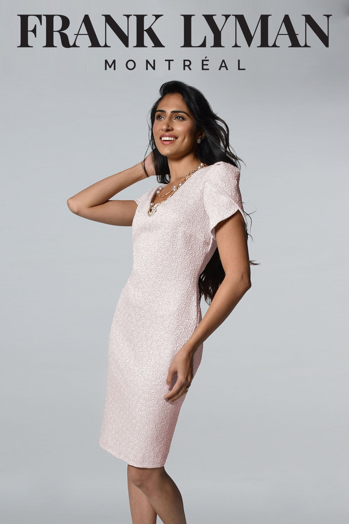 Frank Lyman Montreal Blush Dress-Frank Lyman Montreal Blush Dresses Online-Frank Lyman Montreal Online Dress Shop