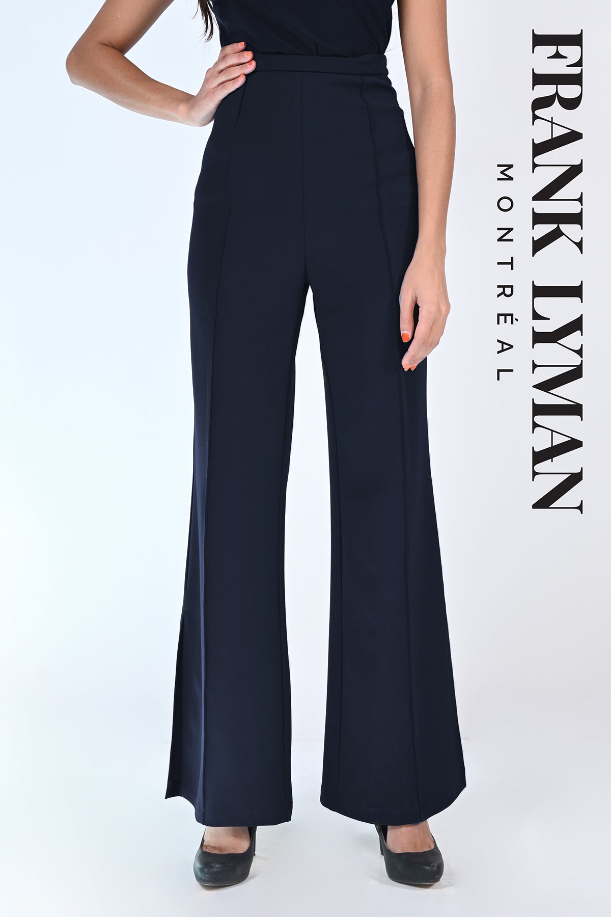 Frank Lyman Montreal Evening Pant-Frank Lyman Montreal Navy Evening Pants-Frank Lyman Montreal Online Shop